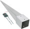KOTARBAU® Supporto per Pali Quadrati 120 x 120 x 750 mm per Travi in Legno Presa di Terra Manicotto da Terra di Ancoraggio Pali Staffa Palo per Recinzioni Fissaggio Pali Legno