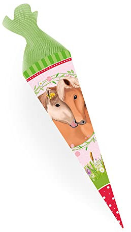 Trötsch Pferde Schultüte 35 cm zur Einschulung Geschwistertüte: Schultüte Einschulungstüte Zuckertüte Geschwistertüte