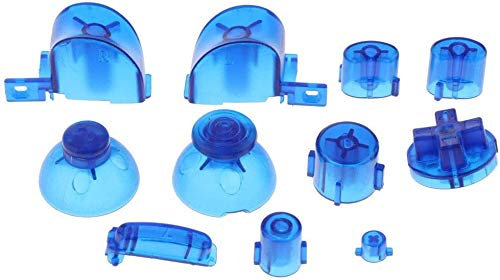 ABXYZ - Set di tasti di ricambio per controller Nintendo Gamecube NGC, colore: Nero