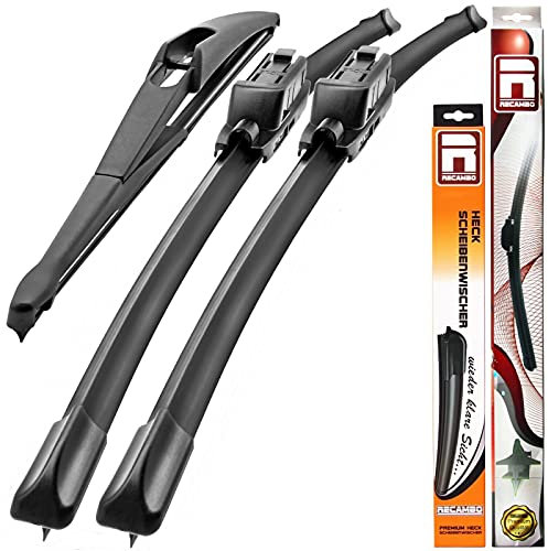 Recambo SCHEIBENWISCHER VORNE + HINTEN kompatibel für FORD C-MAX | ab BJ 08/2010> (3er Set: 650mm / 750mm / 300mm)