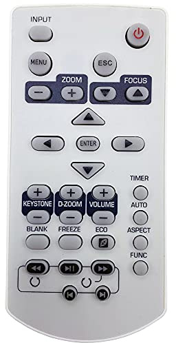 Kindsion Replacement Projector Remote Control for Casio YT-130, YT-131, YT-141, YT-150, YT-161, XJ-A142, XJ-A147, XJ-A242, XJ-A247, XJ-A252, XJ-V1, XJ-V100W, XJ-V10X, XJ-V110W, XJ-V2