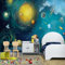MAANINE Benutzerdefinierte 3D Wandbild Tapete Moderne Weltraum Planet Ölgemälde Tapeten Kinderzimmer Wohnzimmer Wohnkultur 200 cm * 140 cm