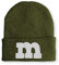 tshirtladen M lustiges Statement Beanie Mütze mit Spruch, Farbe: Olive