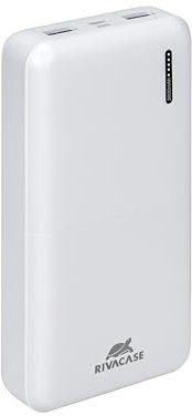 RivaCase® Power Bank USB 20000 mAh/VA2572 Balta