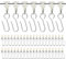 Rouleaux De Tringle à Rideaux Glissières - 40 Pièces Crochet Rideau Rail Glisseur Avec Crochets en Métal - Pour Rail De Rideau