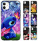 nurkorki Personalisierte Handyhülle für iPhone 11 Hülle 6,1,Anime Stitch Motiv Personalisiert Benutzerdefinierte Name Text Individuelle Case Weiche TPU Kratzfest Stoßfest Silikon Custom Schutzhülle