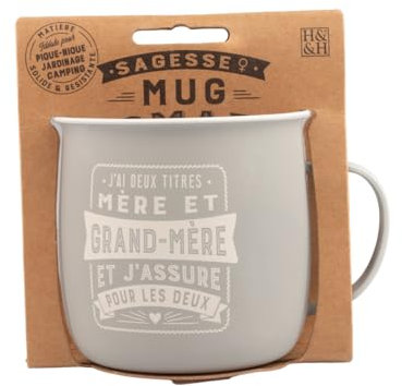 MUG NOMADE - Mug à thé et café personnalisé Grand-mère - cadeau pour Femme