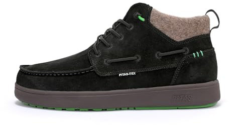 WALK IN PITAS | KENT | Botas de Hombre Casual | Botín Serraje | Bota Urbana de Caña Baja | Mocasines | Náuticos Invierno | Zapatillas Casual | Zapatos sin Cordones | Calzado Walkinpitas | Topo 41