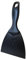 Spatule à pâte | Rigide 10 cm | Coupe-pâte Spatule de cuisine Spatule de cuisine pour pizza, pain et pâte (noir)
