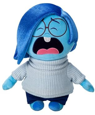 Disney Store Ufficiale Peluche Tristezza, Inside Out 2, 28cm, Piccola Peluche Morbida per Bambini, Adatta dai 0+ Anni