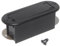 Battery box/case for electric acoustic guitar 9 volt flat mount black