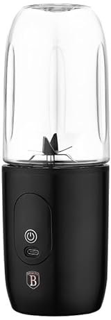 Berlinger Haus Mixeur à smoothie portable avec USB Black Rose Collection | Élégant, pratique et puissant