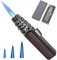 WANFANK Brightfire Rechargeable Torch Lighter, Brightfire Lighter Fireblaze Electric Lighter,Fire Blaze Lighter,(Metallic)