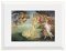 Bilder gerahmt Sandro Botticelli – Geburt der Venus 1485 / Kunstdrucke von formida/Bilder Wand Dekoration (Rahmenfarbe weiß, 40 x 50 cm, Gerahmt)