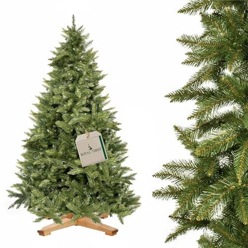 ROYAL TREES Künstlicher Weihnachtsbaum Kaukasus-Fichte 220 cm Weihnachtsbaum Christmas Tree Tannenbaum Künstlich Christbaum