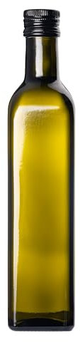 FERRAMENTA BONIFAZIO Bottiglia Marasca da 100 ml in Confezione da 24 Pezzi (0,1 Litro - 24 Pezzi) Bottiglie Olio marasca Scura con Tappo salvagoccia per imbottigliamento