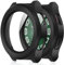 Amizee 2 Stück Hard Hülle Kompatibel mit Samsung Galaxy Watch 6 Schutzhülle 47mm mit Glas Displayschutz, Ultradünn Kratzfeste Schutzhülle für Galaxy Watch 6 47mm (Schwarz/Transparente)