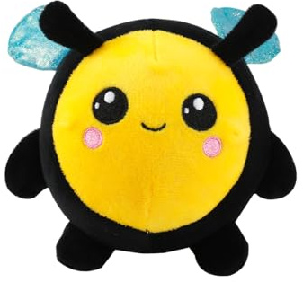 I-TOTAL® - Weiches Squishy Kissen aus Memory-Schaum 14 cm Durchmesser, Squishy Pillow (BEE)