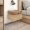 Myheimly Nachttische Nachttisch Nachtschrank Nachtkonsole Telefontisch 2Stk. Hängend Sonoma-Eiche 40x31x27cm Holzwerkstoff