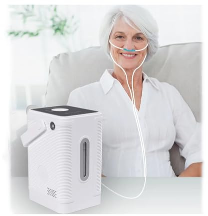 GERAZAHO 2025 Wasserstoff-Inhalationsgerät, 225-450ml/min getrennter Wasserstoff-Inhalator mit Zwei Anschlüssen, 99,99% hohe Reinheit, SPE/PEM-Elektrolysetechnologie 450ml