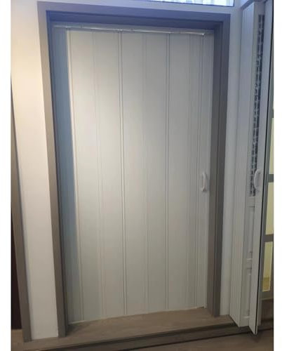 QYANPEN Ventana corredera Plegable pequeña con Accesorios, Puerta Interior Tipo acordeón Personalizable para restaurantes, cocinas, sótanos y áticos, Puerta Plegable para Separar ambientes (75 x 35