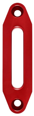 VOANZO Aluminum Hawse Fairlead for Synthetic Winch Rope Cable Guide Red 124mm