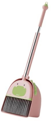 F Fityle Mini Set di Scopa e Paletta per Bambini, Strumenti per la Pulizia, Gioco di Ruolo, Giocattolo per la casa, Piccola Scopa Carina per Bambini dai 3 ai 6