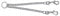 Ancol Chain Couple Dog Lead Attachment