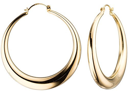 Jobo Damen Creolen rund 333 Gold Gelbgold Ohrringe Goldohrringe Goldcreolen