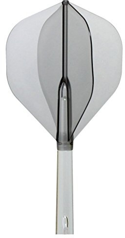 PerfectDarts 1 x Set Cosmo FIT Flight AIR Dart Flights, Standard schwarz