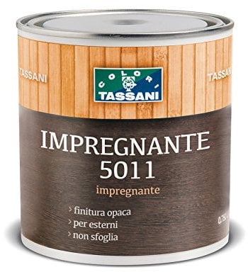 IMPREGNANTE PROTETTIVO PER LEGNO TRASPARENTE OPACO PER ESTERNI NON SFOGLIA TASSANI 5011