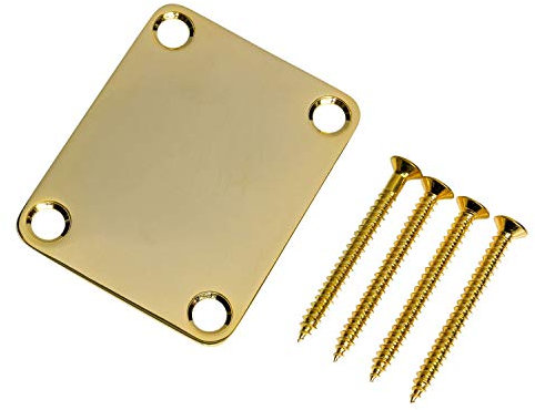 Northwest Guitars Gold Stratocaster/Telecaster Compatible Neck Plate