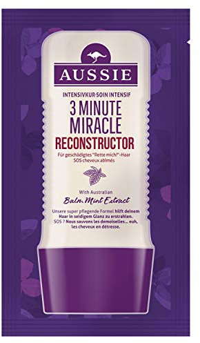 Aussie 3 Minute Miracle Reconstructor Intensivkur Sachet, 6er Pack (6 x 20 ml)