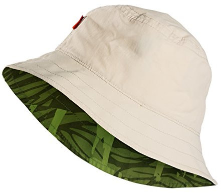 VAUDE Jungen Mütze Kids Linell Hat II, offwhite/chute green, S, 400089525200