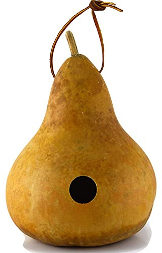Unfinished Gourd Birdhouses, Set of 3, 1.5-Inch Hole, Craft Ready