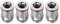 Uwell Crown 3 Spulen – 4 Stück [0,23 Ohm – UN2 Masched Coils]
