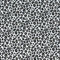 Textiles français Baumwollstoff | Leopard - Schwarz, Anthrazit und Taupe (Grundfarbe: Weiß) | 100% Baumwolle | Stoffbreite: 160 cm (pro Laufmeter)*