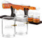Maverton Ensemble de Carafe gravé avec 4 Verres à Whisky, 800 ML Fusil Carafe en Verre, Idée Cadeau Homme Anniversaire - Cadeau Personnalisé pour lui - chasse