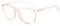SUNGAIT Federscharnier Blaulichtfilterbrille Anti Blue Ray Digital Screen Glasses SGT902 (Transparenter Rosa Rahmen)