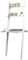 URBNLIVING White Or Grey Ladder Desk 2 Shelf Wooden Bedroom Computer Table Work Office Unit (White)