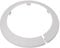 sourcing map Lot de 2 cache-tuyaux décoratifs en plastique PP 110 mm Blanc