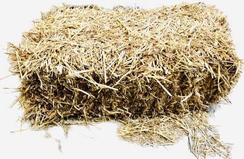 Balle de Paille Naturelle de 12,5 kg - Livraison Directe et sans Tracas - Produit d'Agriculteur Authentique - Ma Petite Botte de Paille qualité Extra Made in France