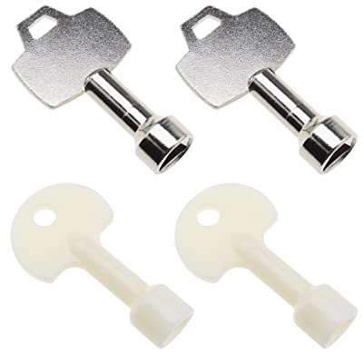 4 STÜCKE Dreieck Schlüssel Mülleimer Metallschlüssel Kunststoff Schlüssel Zubehör für 70L Outdoor Peel Mülleimer Dreieck Seitenlänge 7-9mm