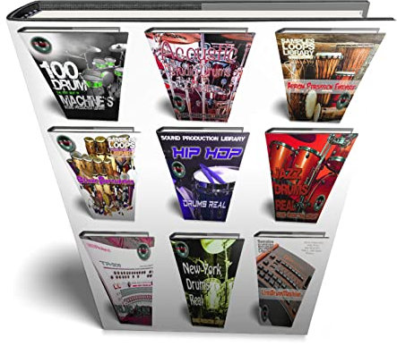 DRUMS & Perc. Bundle Big Sale - 9 große WAVE/Kontaktproben / Loop-Studiobibliotheken