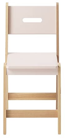 VERTBAUDET Chaise Primaire, Assise H 45 cm Ligne ARCHITEKT Rose/Bois TU