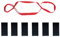 Hochwertiger Yogagurt 100% Baumwolle | Schlaufe zum Dehnen | Multifunktionales Set inkl. Wadendehner Anti-Rutsch Streifen | Dehnungsschlaufe | ErgoSafe
