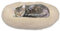 Mediashop Peaceful Pooch S - Flauschiges Hundebett & Katzenbett - gelenkschondendes Hundekissen - waschbarer Bezug - Hundekörbchen - Donut Kissen für Hunde & Katzen