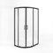 Milano Nero Black Offset Quadrant Shower Enclosure - 1200mm x 900mm