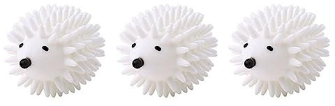 Censous Lot de 3 balles à linge durables en de hérisson - Réutilisables - Pour sèche-linge - Anti-statique - Délicat