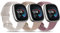 VANCLE Silikon-Armbänder, kompatibel mit Fitbit Versa 4, Versa 3, Sense 2, Sense-Armbänder für Damen und Herren, weiche Sport-Armbänder, Ersatzbänder (klein 14 cm – 18,5 cm, Starlight/MilkTea
